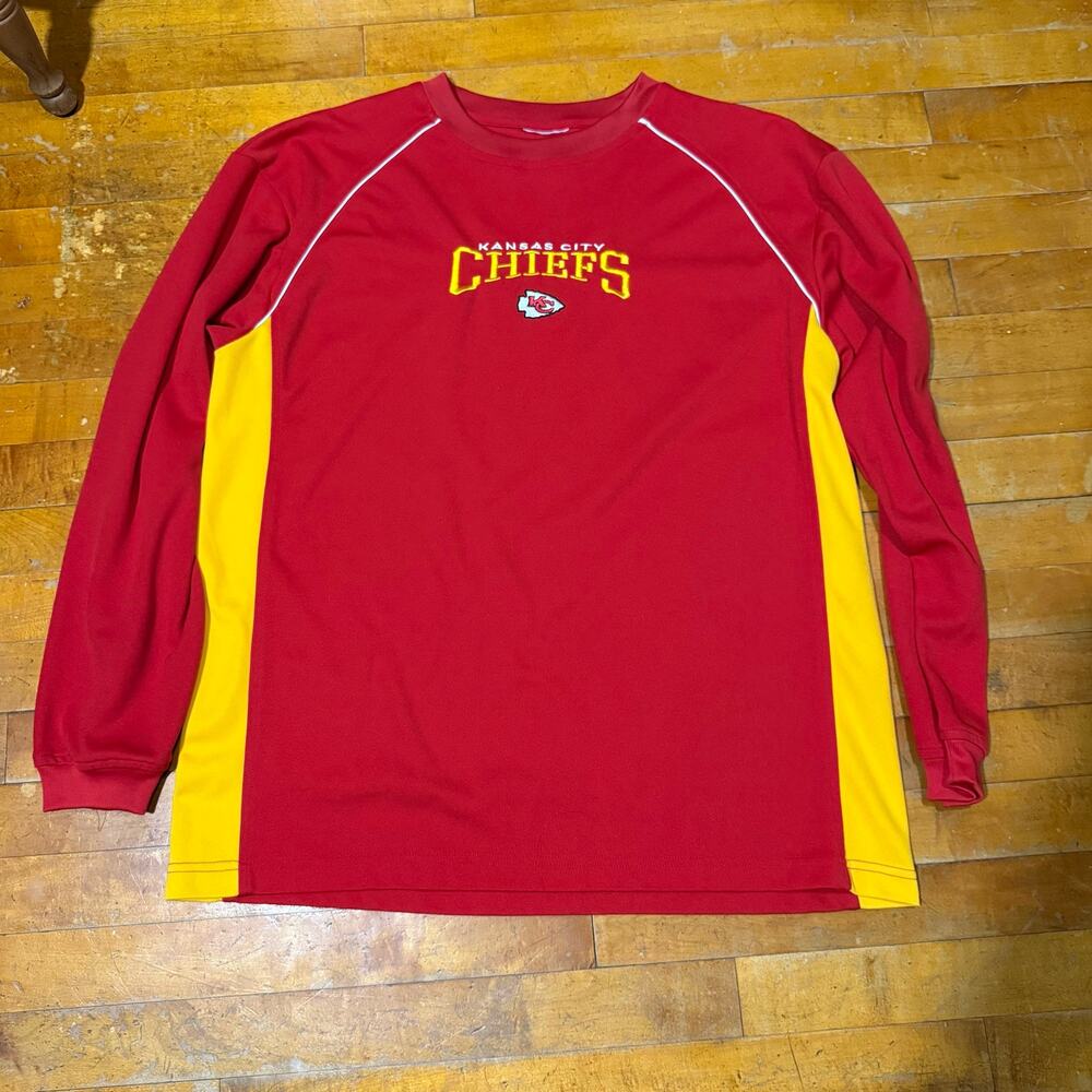 Vintage Kansas City chiefs long sleeve shirt embroidered